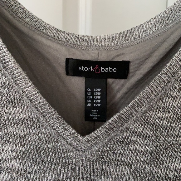 Thyme Maternité grey dress - Picture 3 of 8